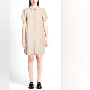 120% Lino Shirt Dress Size 44/8/M